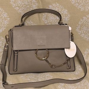Chloe Faye Medium Day Bag smooth & suede calfskin